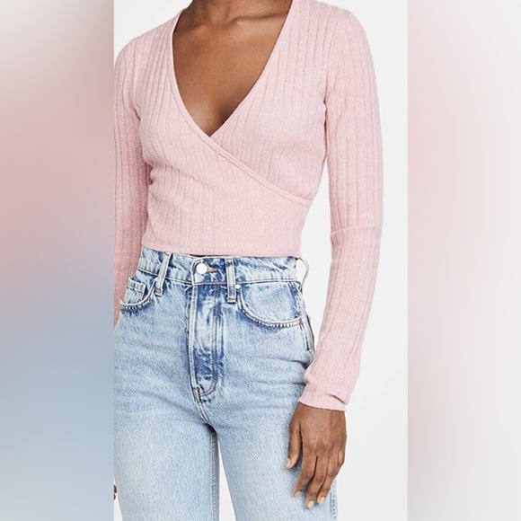 Like New: Reformation: cropped ballet-core cashmere - Picture 3 of 8